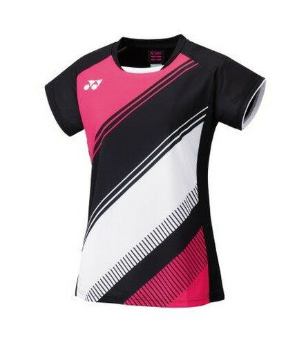 【メール便発送品】ヨネックス YONEX テニス・バドミントン ウエア（ウィメンズ） ウィメンズゲームシャツ ブラック(007) O 20591 部活動　クラブ活動
