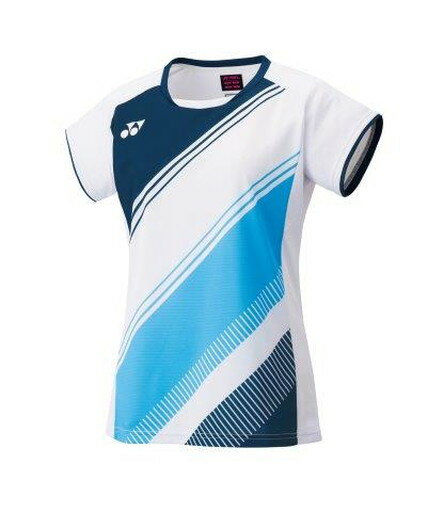 【メール便発送品】ヨネックス YONEX テニス・バドミントン ウエア（ウィメンズ） ウィメンズゲームシャツ ホワイト(011) M 20591 部活動　クラブ活動