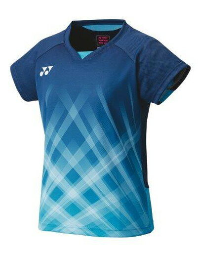 【メール便発送品】ヨネックス YONEX テニス・バドミントン ウエア（ウィメンズ） ウィメンズゲームシャツ（フィットシャツ） ナイトスカイ(609) S 20611 部活動　クラブ活動