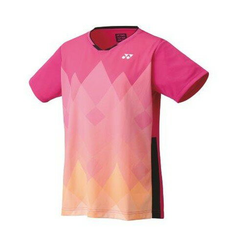 【メール便発送品】ヨネックス YONEX テニス・バドミントン ウエア（ウィメンズ） ウィメンズゲームシャツ（レギュラー） ベリーピンク(654) S 20622 部活動　クラブ活動
