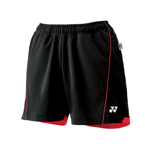 【メール便発送品】ヨネックス YONEX テニス・バドミントン ウエア（ウィメンズ） ウィメンズニットショートパンツ ブラック(007) SS 25022 部活動　クラブ活動
