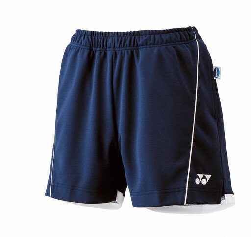 【メール便発送品】ヨネックス YONEX テニス・バドミントン ウエア（ウィメンズ） ウィメンズニットショートパンツ ネイビーブルー(019) SS 25022 部活動　クラブ活動