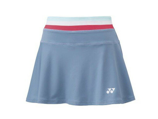 【メール便発送品】ヨネックス YONEX テニス・バドミントン ウエア（ウィメンズ） ウィメンズスカート ミストブルー(406) S 26067 部活動　クラブ活動