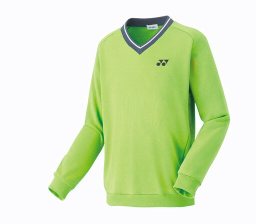 ヨネックス YONEX テニス・バドミントン ウェア（ジュニア） ジュニア厚手トレーナー ライムグリーン(008) J130 32026J 部活動　クラブ活動