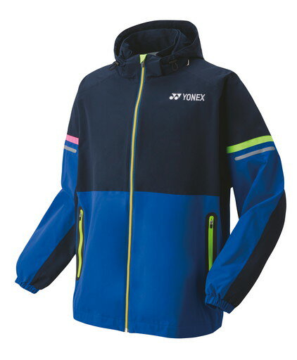 【メール便発送品】ヨネックス YONEX テニス・バドミントン ウエア（ユニ） ユニ裏地付ウォームアップシャツ ネイビーブルー(019) S 52006 部活動　クラブ活動