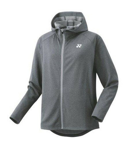 【メール便発送品】ヨネックス YONEX テニス・バドミントン ウエア（ウィメンズ） ウィメンズスウェットパーカー グレー(010) O 57062 部活動　クラブ活動