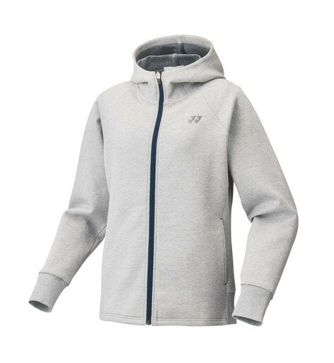 【メール便発送品】ヨネックス YONEX テニス・バドミントン ウエア（ウィメンズ） ウィメンズスウェットパーカー グレー(010) L 58093 部活動　クラブ活動
