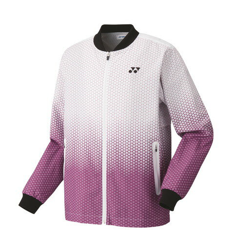 【メール便発送品】ヨネックス YONEX テニス・バドミントン ウエア（ユニ） ユニ裏地付ウィンドウォーマーシャツ ホワイト(011) S 70072 部活動　クラブ活動