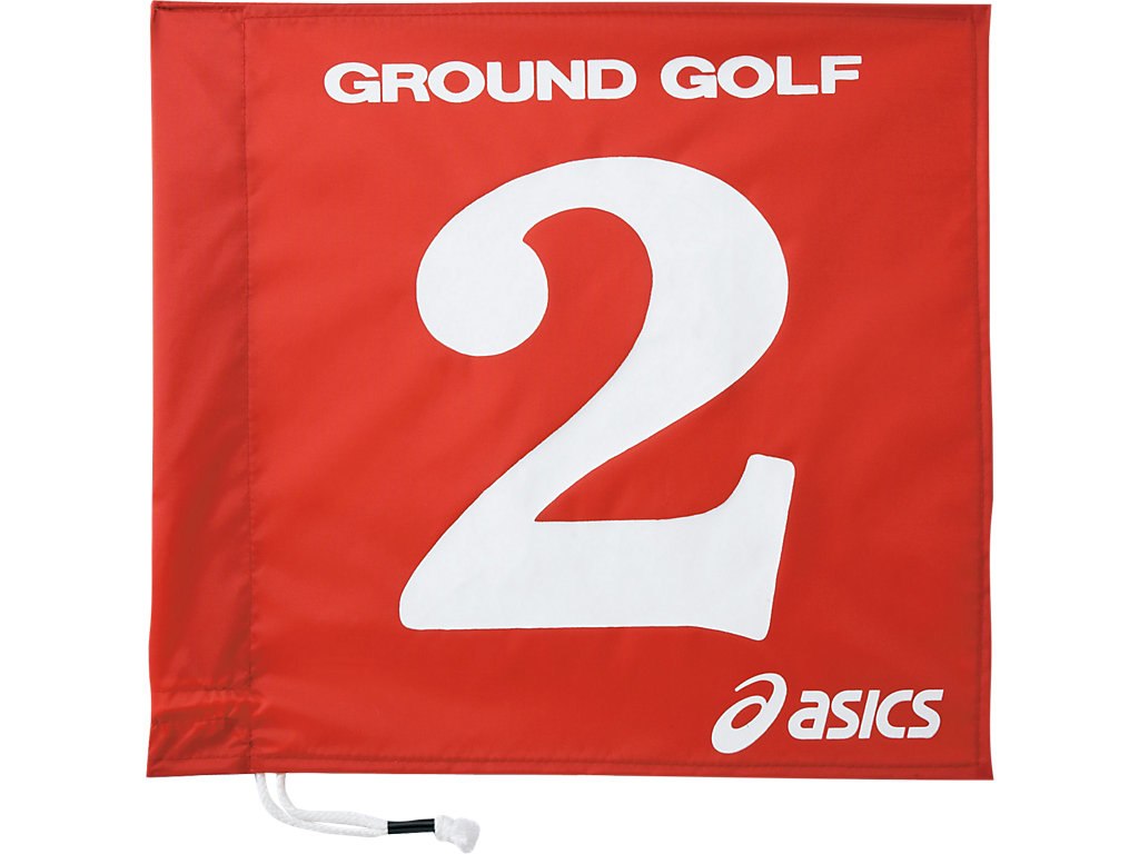 アシックス asics グラウンドゴルフ・パークゴルフ ハタ 1シヨクタイプ レッド(23) 3 GGG065 部活動　クラブ活動