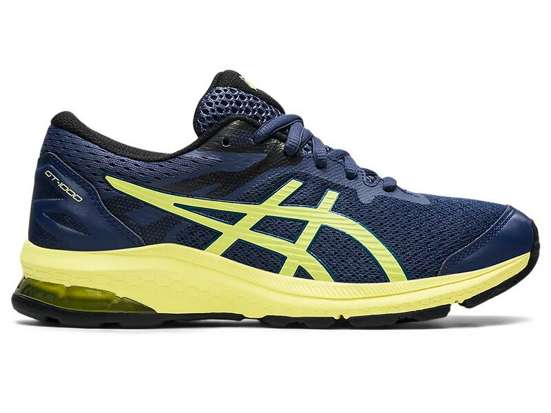 アシックス asics ランニング シューズ（キッズ） GT-1000 10 GS Storm Blue/Glow Yellow(409) 22.0 1014A189