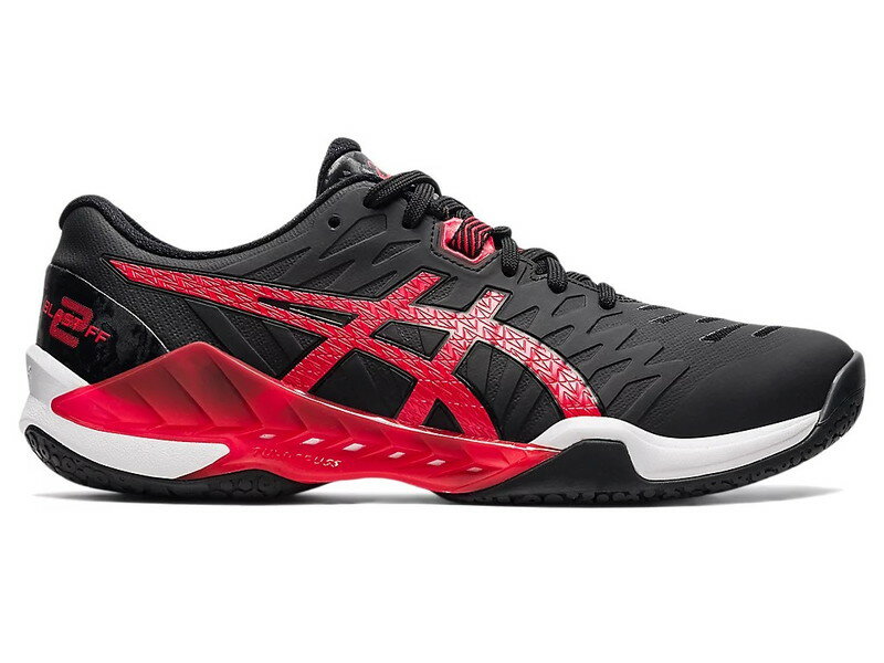 アシックス asics ハンドボ-ル シューズ（ユニ） BLAST FF 2 Black/Electric Red(002) 26.0 1073A037