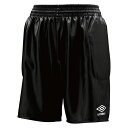 【メール便発送品】アンブロ umbro サッカ－ ボトムス（ユニセックス） GKパンツ ブラック(BLK) L UAS6700GP 男女兼用 部活動　クラブ活動