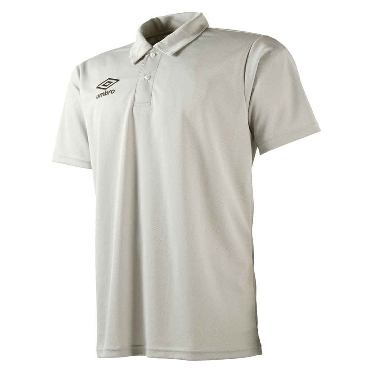 アンブロ umbro サッカ− トップス（ユニセックス） ドライポロシャツ シルバー(SLV) XA UBS7601 男女兼用 部活動　クラブ活動