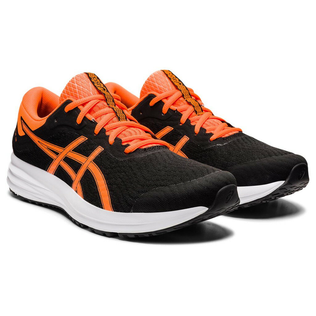 アシックス asics ランニング シューズ（メンズ） PATRIOT 12 BLACK/SHOCKING ORANGE(006) 28.5 1011A823