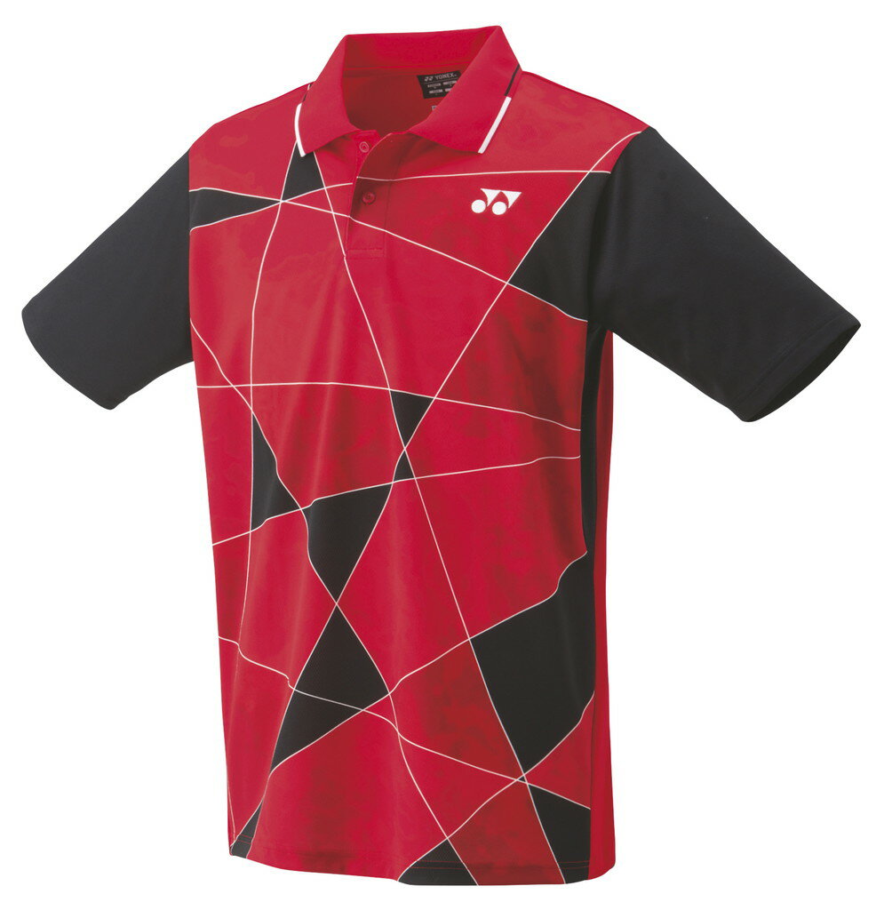 【メール便発送品】ヨネックス YONEX テニス・バドミントン ウエア（ユニ） ユニゲームシャツ サンセットレッド(496) M 10465
