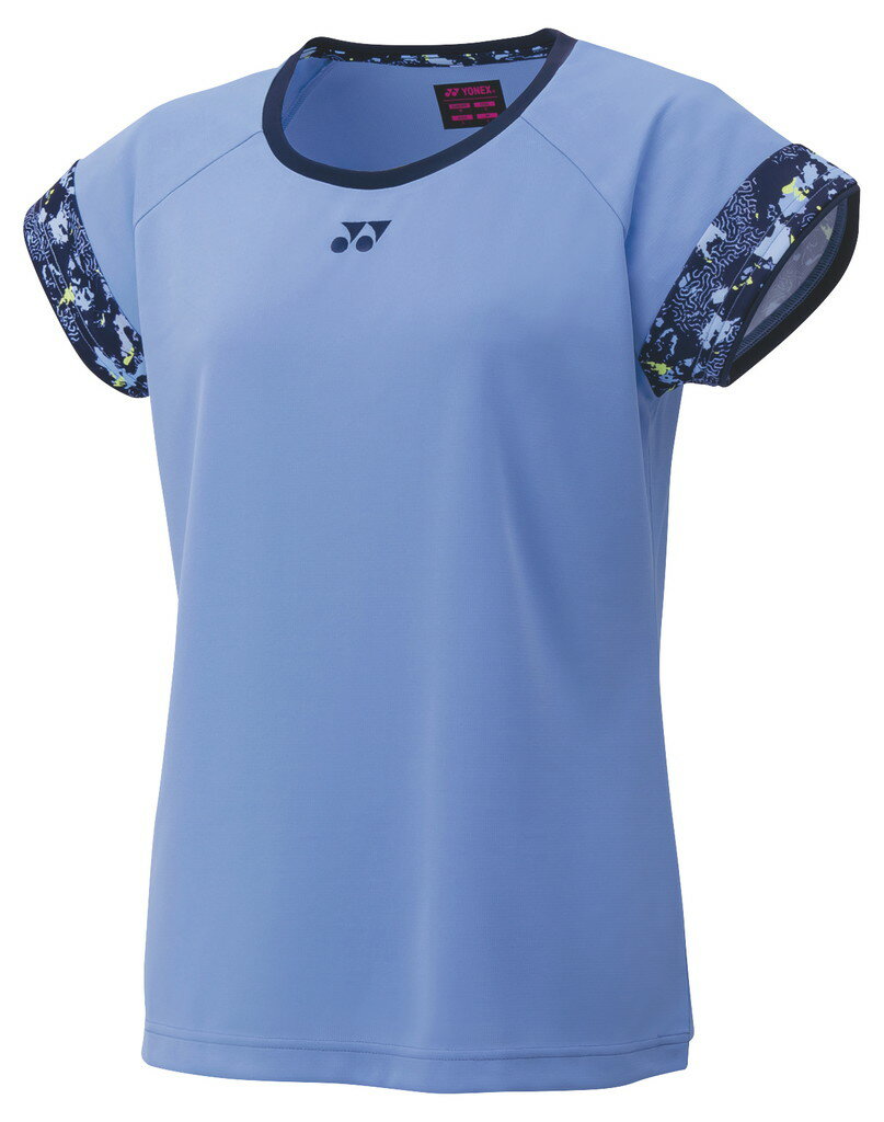 【メール便発送品】ヨネックス YONEX テニス・バドミントン ウエア（ウィメンズ） ウィメンズドライTシャツ サックス(027) M 16570