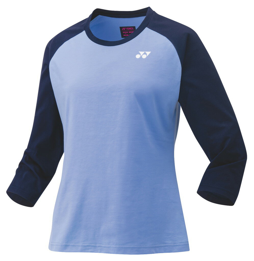 【メール便発送品】ヨネックス YONEX テニス・バドミントン ウエア（ウィメンズ） ウィメンズロングスリーブTシャツ サックス(027) S 16580