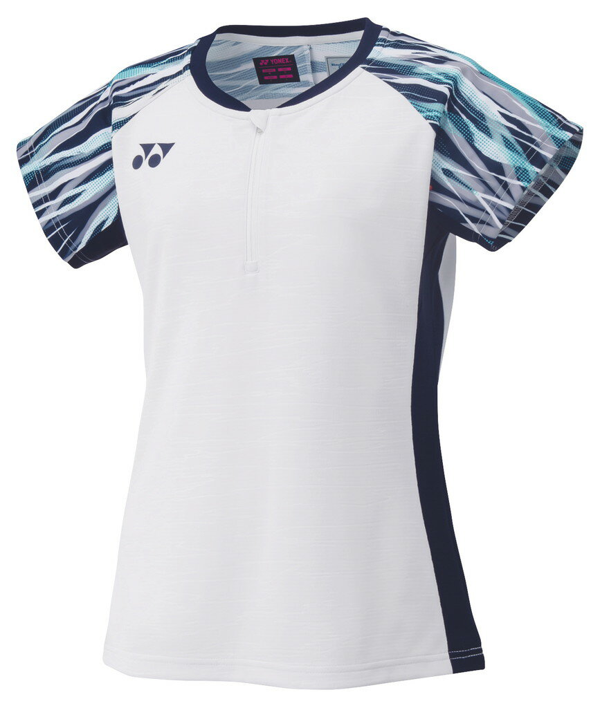 【メール便発送品】ヨネックス YONEX テニス・バドミントン ウエア（ウィメンズ） ウィメンズゲームシャツ ホワイト(011) O 20636