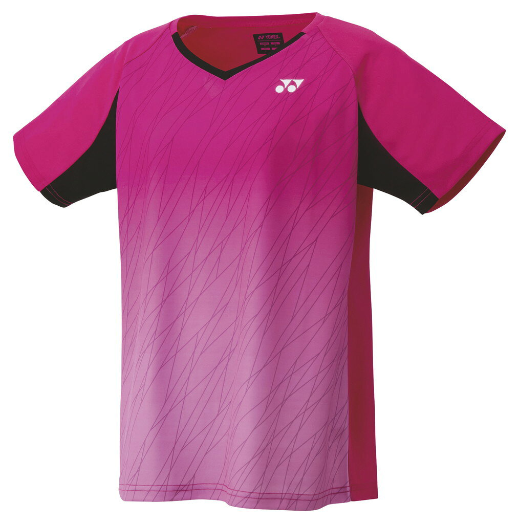 【メール便発送品】ヨネックス YONEX テニス・バドミントン ウエア（ウィメンズ） ウィメンズゲームシャツ ベリーピンク(654) O 20661