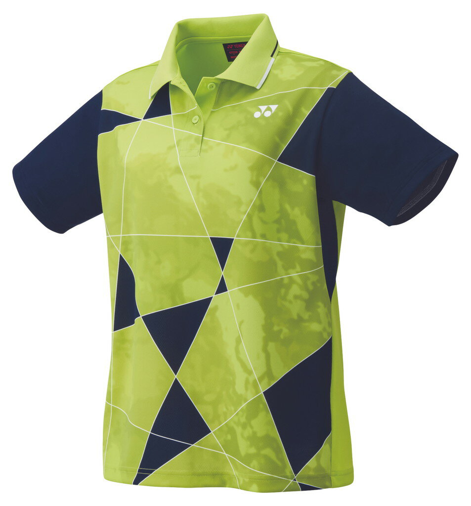 【メール便発送品】ヨネックス YONEX テニス・バドミントン ウエア（ウィメンズ） ウィメンズゲームシャツ ライムグリーン(008) S 20662