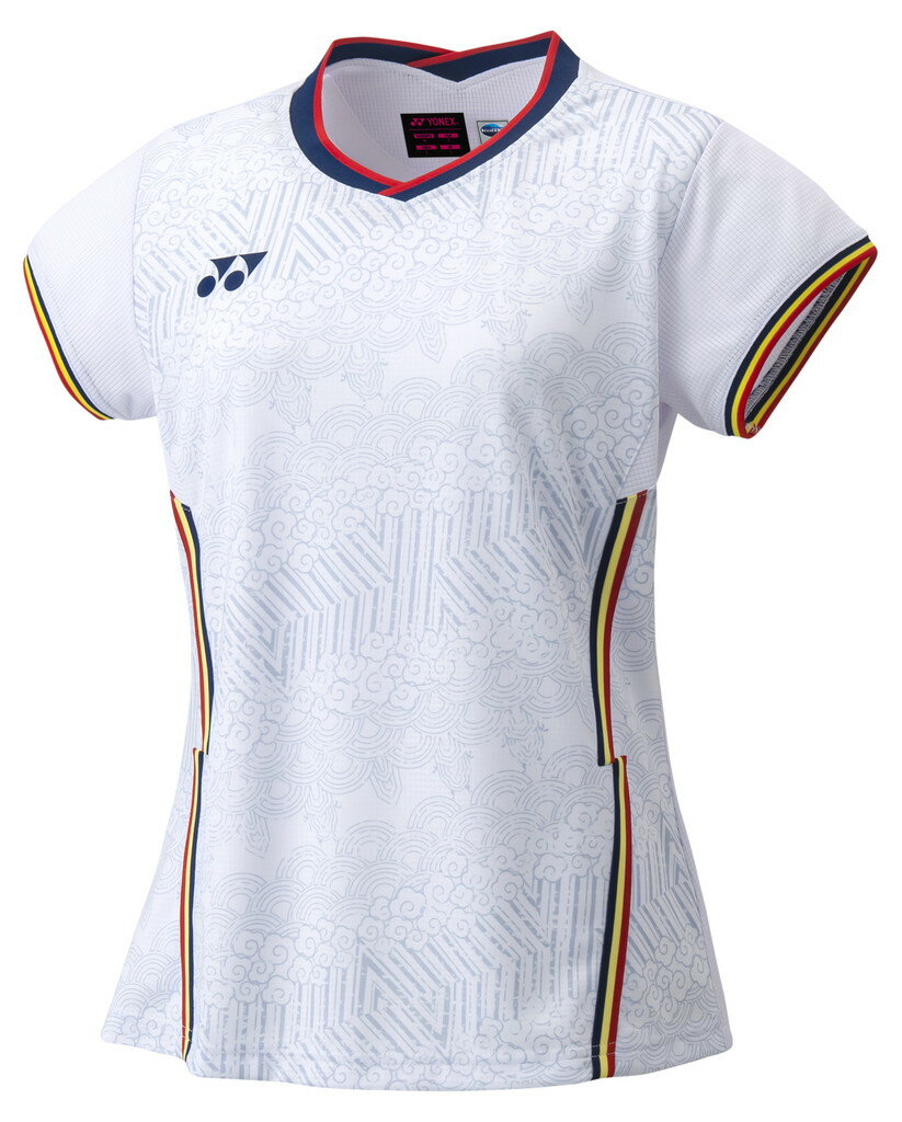 【メール便発送品】ヨネックス YONEX テニス・バドミントン ウエア（ウィメンズ） ウィメンズゲームシャツ ホワイト(011) S 20682