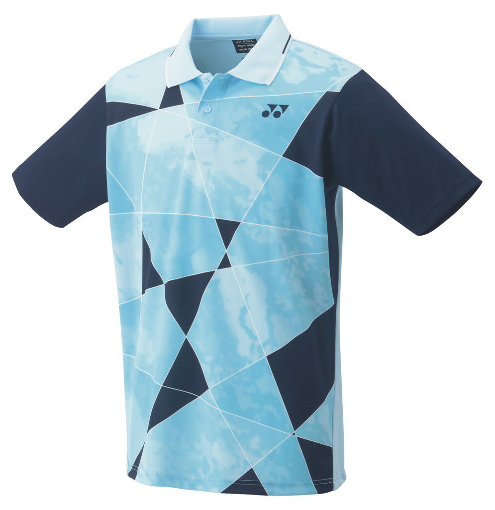 【メール便発送品】ヨネックス YONEX テニス・バドミントン ウエア（ユニ） ユニゲームシャツ アクアブルー(111) SS 10465