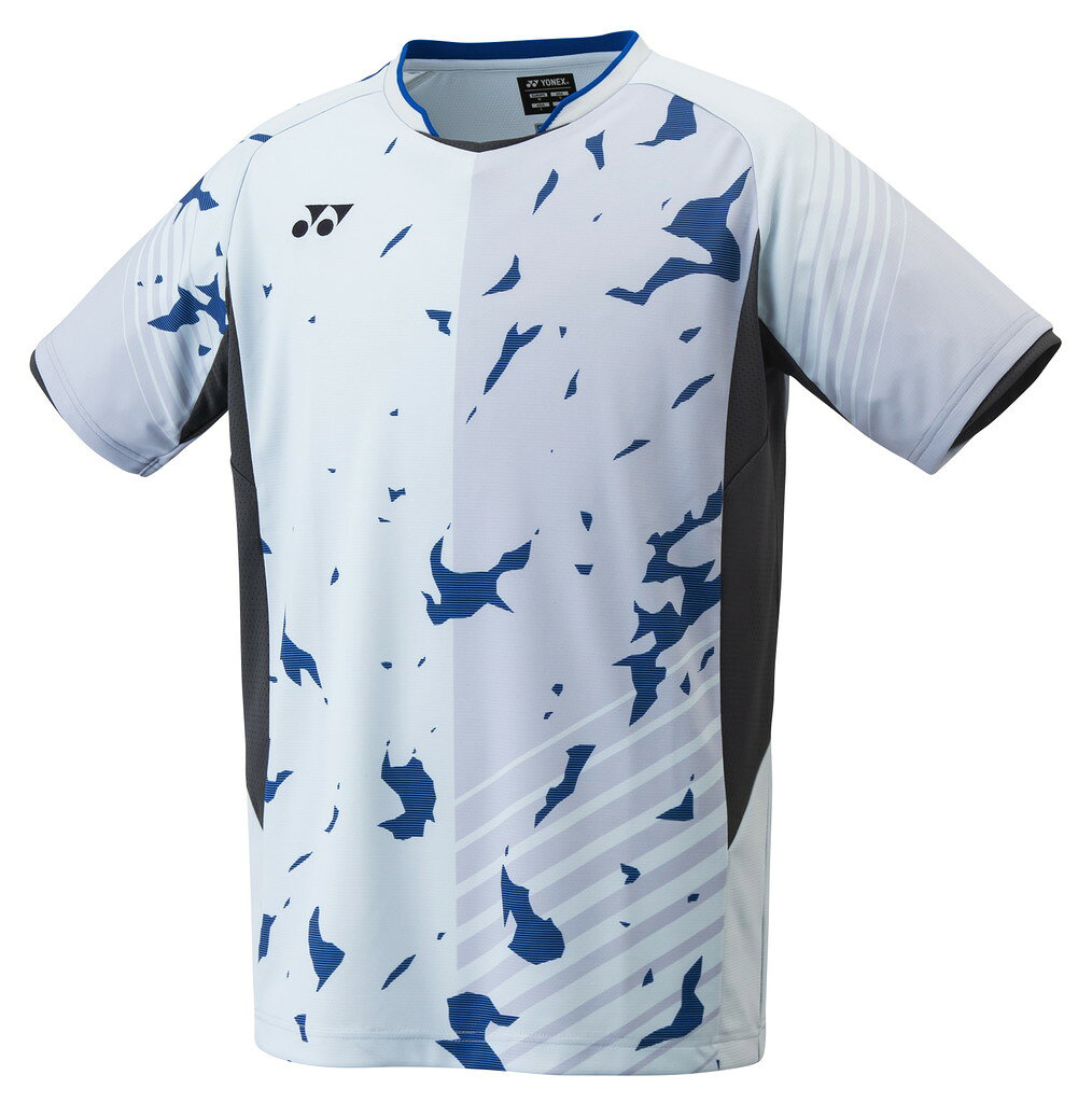 【メール便発送品】ヨネックス YONEX テニス・バドミントン ウエア（メンズ） メンズゲームシャツ（フィットスタイル） ブルーグレー(168) S 10478