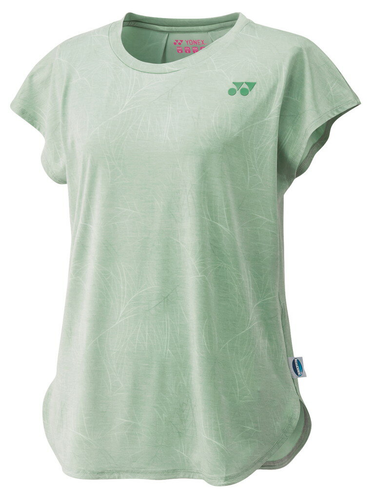 【メール便発送品】ヨネックス YONEX テニス・バドミントン ウエア（ウィメンズ） ウィメンズTシャツ スモークグリーン(355) O 16598