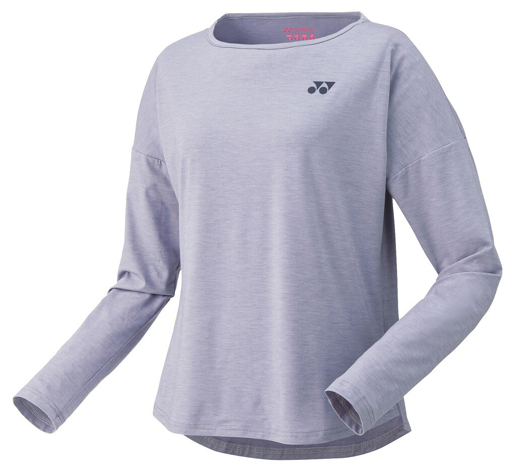 【メール便発送品】ヨネックス YONEX テニス・バドミントン ウエア（ウィメンズ） ウィメンズロングスリーブTシャツ ライラックグレー(811) L 16599
