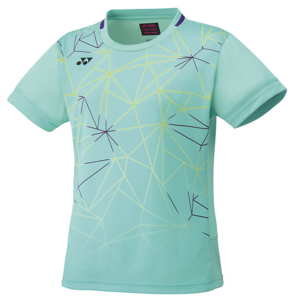 【メール便発送品】ヨネックス YONEX テニス・バドミントン ウエア（ウィメンズ） ウィメンズゲームシャツ ミントブルー(526) S 20660