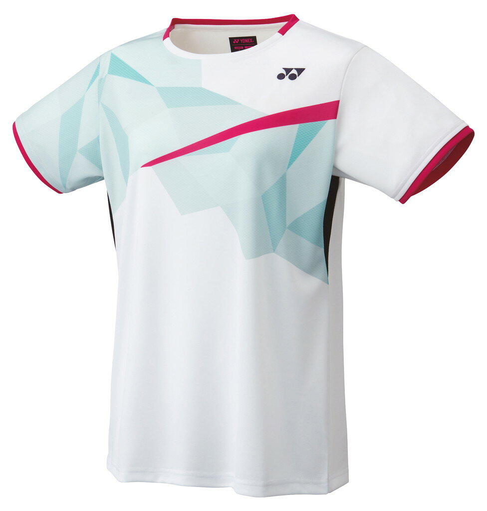 【メール便発送品】ヨネックス YONEX テニス・バドミントン ウエア（ウィメンズ） ウィメンズゲームシャツ（レギュラー） ホワイト(011) XO 20668