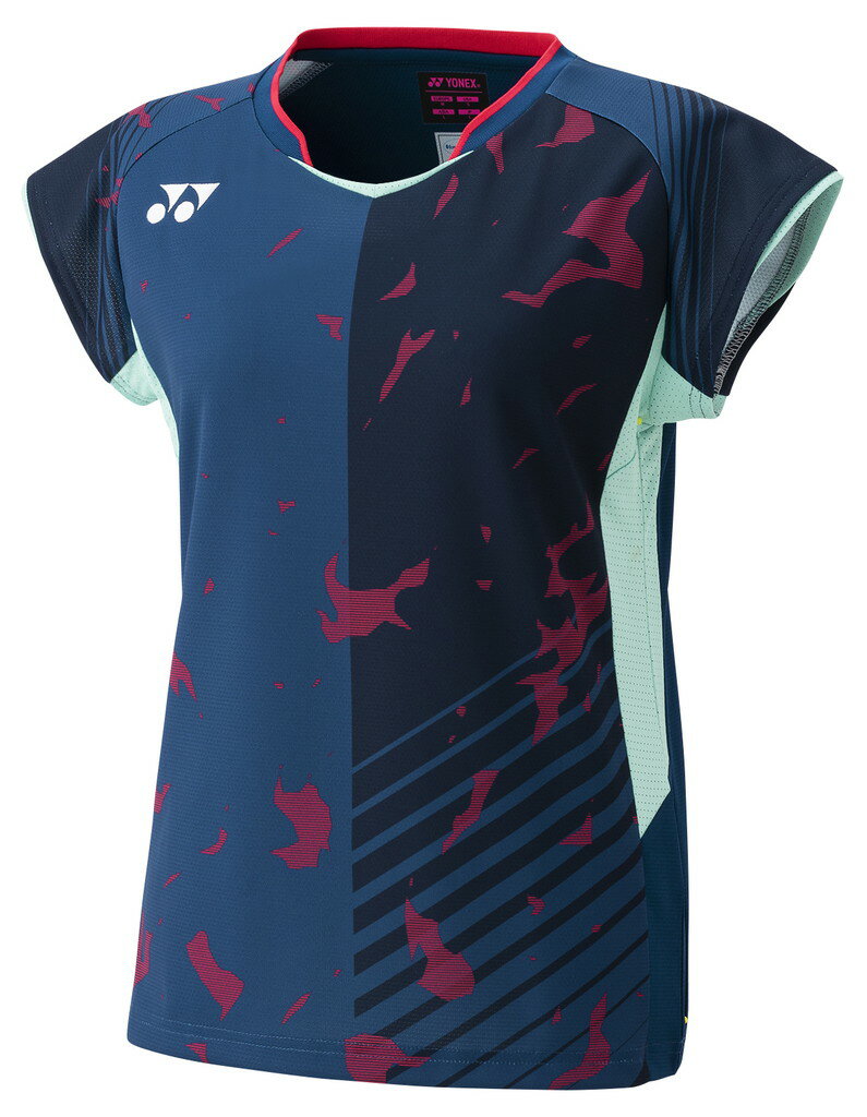 【メール便発送品】ヨネックス YONEX テニス・バドミントン ウエア（ウィメンズ） ウィメンズゲームシャツ（フィットシャツ） ダークネイビー(554) S 20675