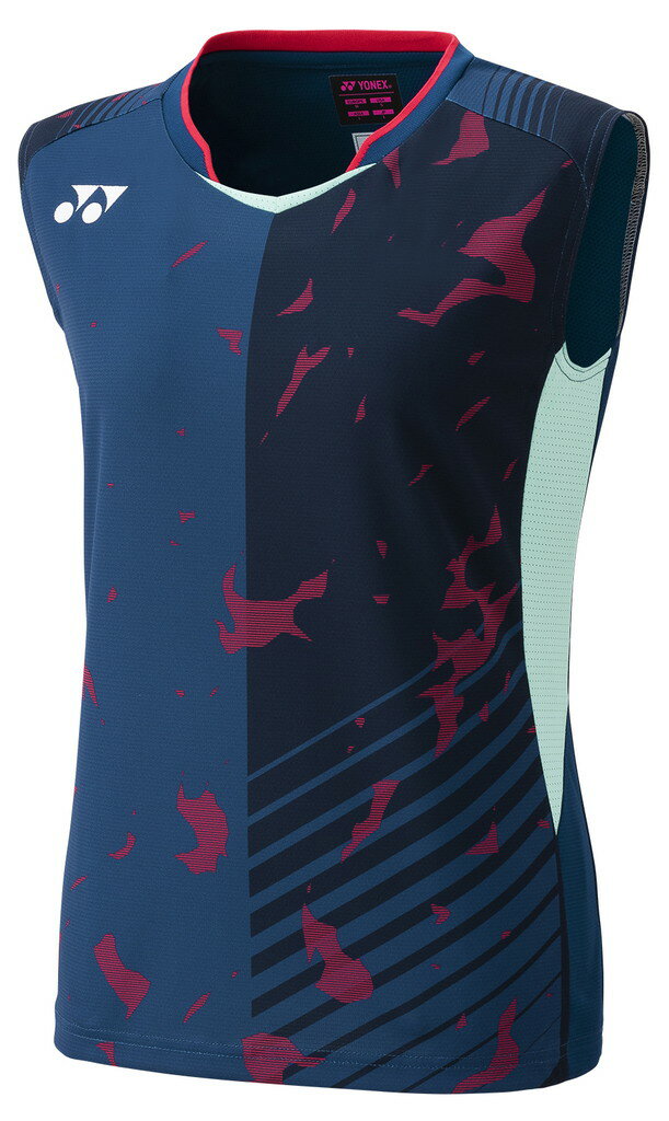 【メール便発送品】ヨネックス YONEX テニス・バドミントン ウエア（ウィメンズ） ウィメンズゲームシャツ（ノースリーブ） ダークネイビー(554) O 20676