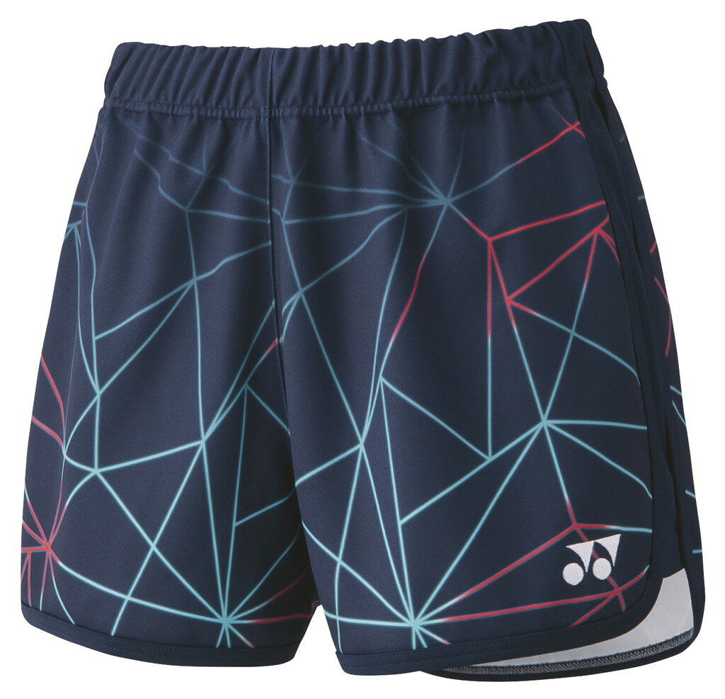 【メール便発送品】ヨネックス YONEX テニス・バドミントン ウエア（ウィメンズ） ウィメンズニットショートパンツ ネイビーブルー(019) L 25063