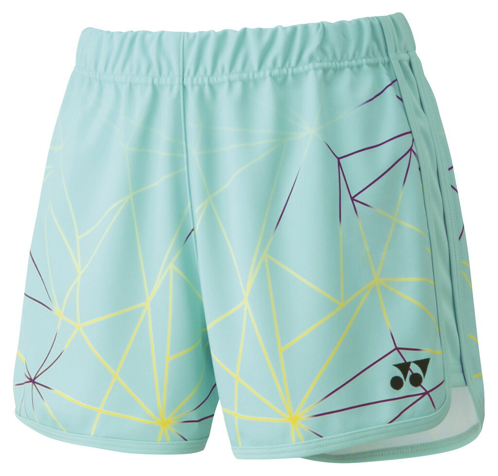 【メール便発送品】ヨネックス YONEX テニス・バドミントン ウエア（ウィメンズ） ウィメンズニットショートパンツ ミントブルー(526) L 25063