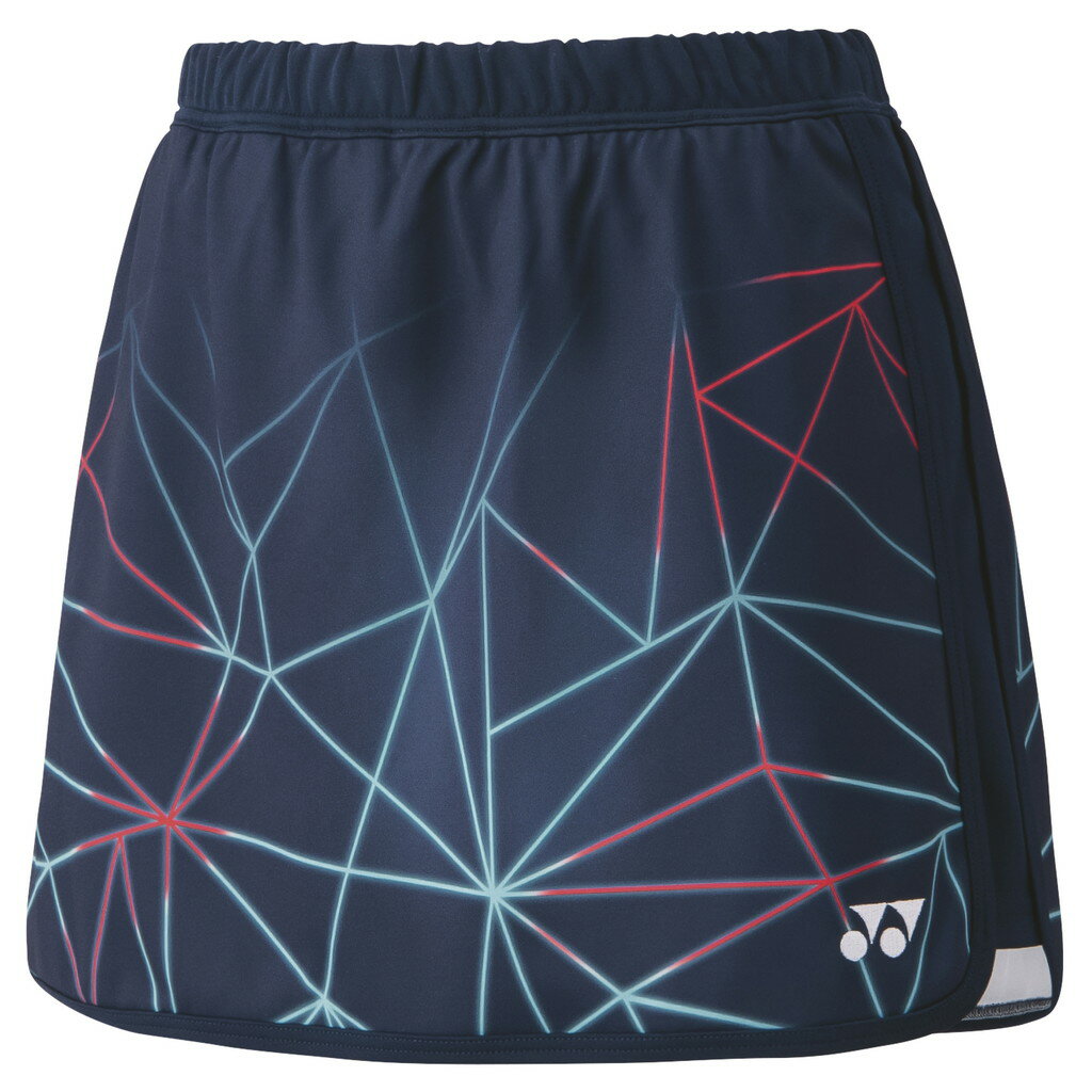 【メール便発送品】ヨネックス YONEX テニス・バドミントン ウエア（ウィメンズ） ウィメンズスカート ネイビーブルー(019) M 26084