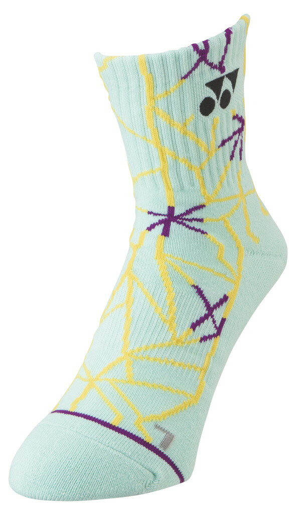 【メール便発送品】ヨネックス YONEX テニス・バドミントン ウエア（ウィメンズ） ウィメンズハーフソックス ミントブルー(526) 29185