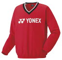 【メール便発送品】ヨネックス YONEX テニス・バドミントン ウエア(ユニ) ユニ裏地付ブレーカー サンセットレッド(496) O 32033