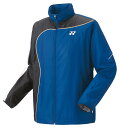 【メール便発送品】ヨネックス YONEX テニス・バドミントン ウエア(ユニ) ユニ裏地付ウィンドウォーマーシャツ ミッドナイトネイビー(472) S 70081(4)