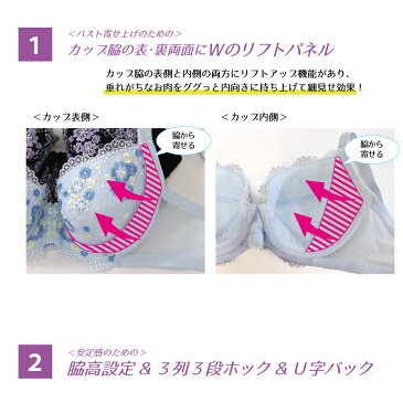 リフトアップ ブラジャー D70〜H85まで 単品 ブラ単品 グラマーブラ リフトアップブラ グラマーサイズ ブラ アンダー 大きいサイズ 大きいブラ 大きい胸 アンダー85 ブラ 大きい 胸 持ち上げ グラマー 下着 3段ホック レディース d85 d75 d70