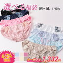 【4/24限定10%OFF】 光沢ショーツ 5枚 選べる 福袋 M L LL レース まとめ買い レディースショーツ 下着セット レディース ショーツ スタンダード ナイロン トリコット ショーツ パンティー ショーツ レディース セット 下着 レディース セット 下着 ナイロン サテン セット