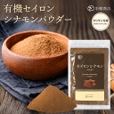 有機JAS シナモンパウダー セイロン シナモン 100g スリランカ産 微粉末 無添加 オーガニック 彩輪商店 送料無料