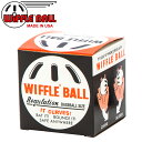 【WIFFLE Ball(ウィッフルボール)とは】1953年にアメリカで野球を元に考案されたスポーツです。 【全米大ヒットロングセラー商品】アメリカで60年以上愛され続けています。 【子供〜大人まで楽しめるスポーツトイ】グローブ不要、バットとボールさえあればどこでも手軽に遊ぶことができます。 ※WIFFLEはThe WIFFLE Ball,Incの登録商標です。 プラスチック製の公式ウィッフルボール スタンダードサイズ ボール直径　約7cm