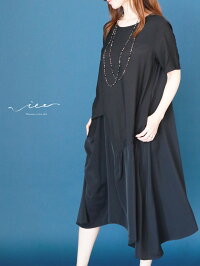 ▼▼「Vieo」とろみと変形で創る黒の美ワンピース6月5日22時販売新作