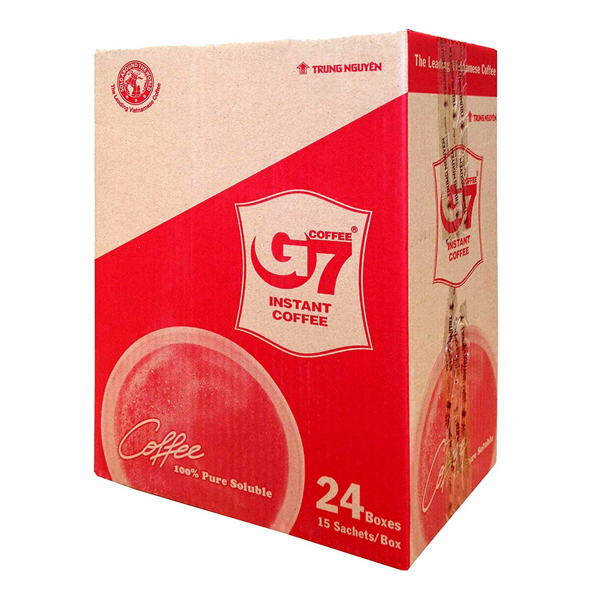 【お得な箱買い】ベトナムコーヒー G7 ブラック 2g×15袋入×24箱（1カートン 計360袋） インスタント チュングエンTrungNguyen