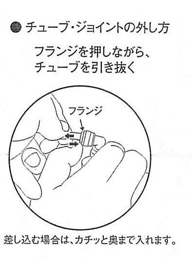 浄水サーバー全機種対応フィッティングジョイント　L型　内径6mm　　5ケ入り