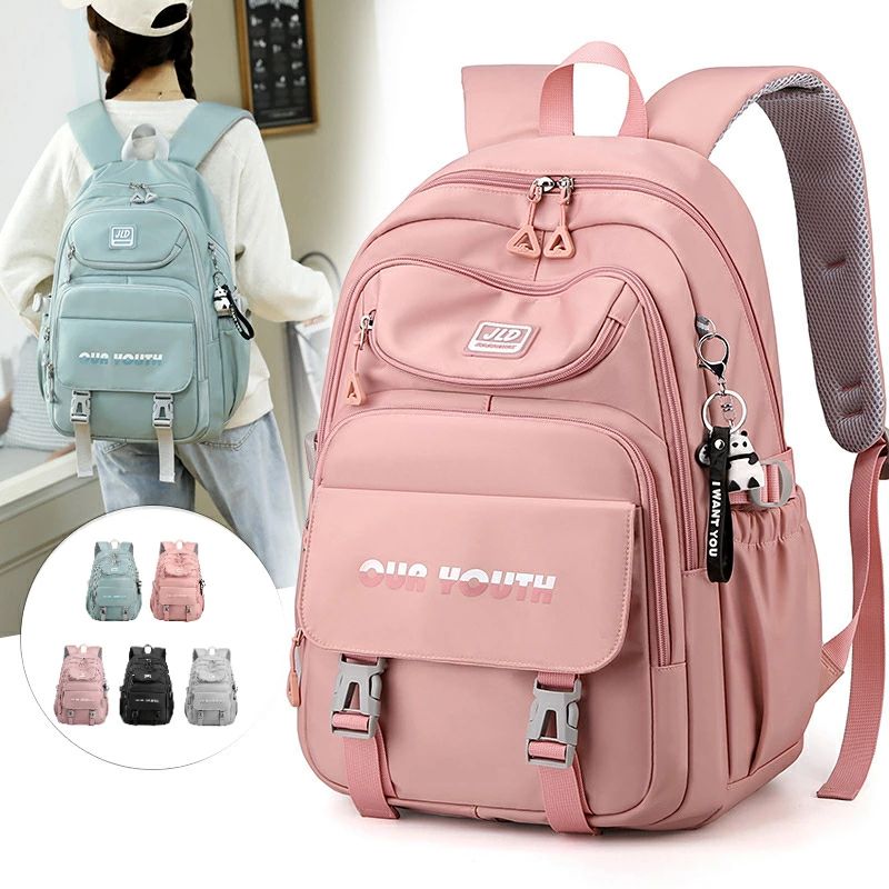 リュック リュックサック 2way 中学生 大学生 オックスフォードクロス カバン レディース ハンドバッグ 通学 通勤 旅行 可愛い 大容量