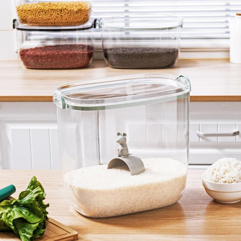 家庭用の米びつを密閉して貯蔵する箱です、食品用防虫米びつ、お米は防湿米びつを収納します、20斤貯蔵..