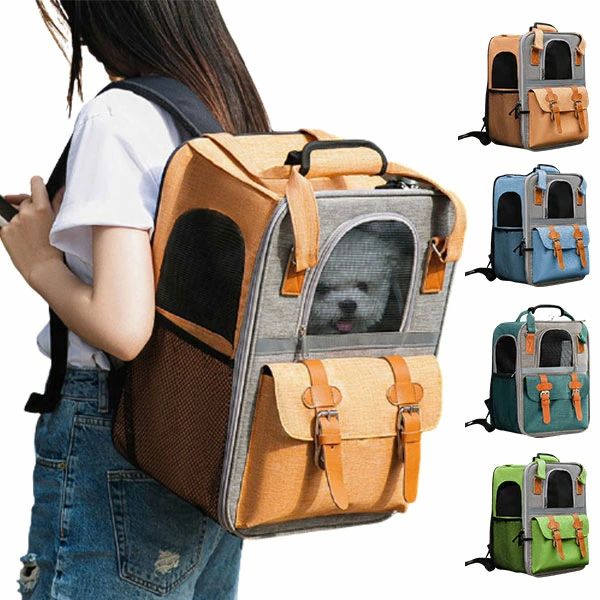 おし お出かけ用 通気性抜群 お出かけリュック 折りたたみ キャリーカート キャリーバッグ 小型犬用 猫..