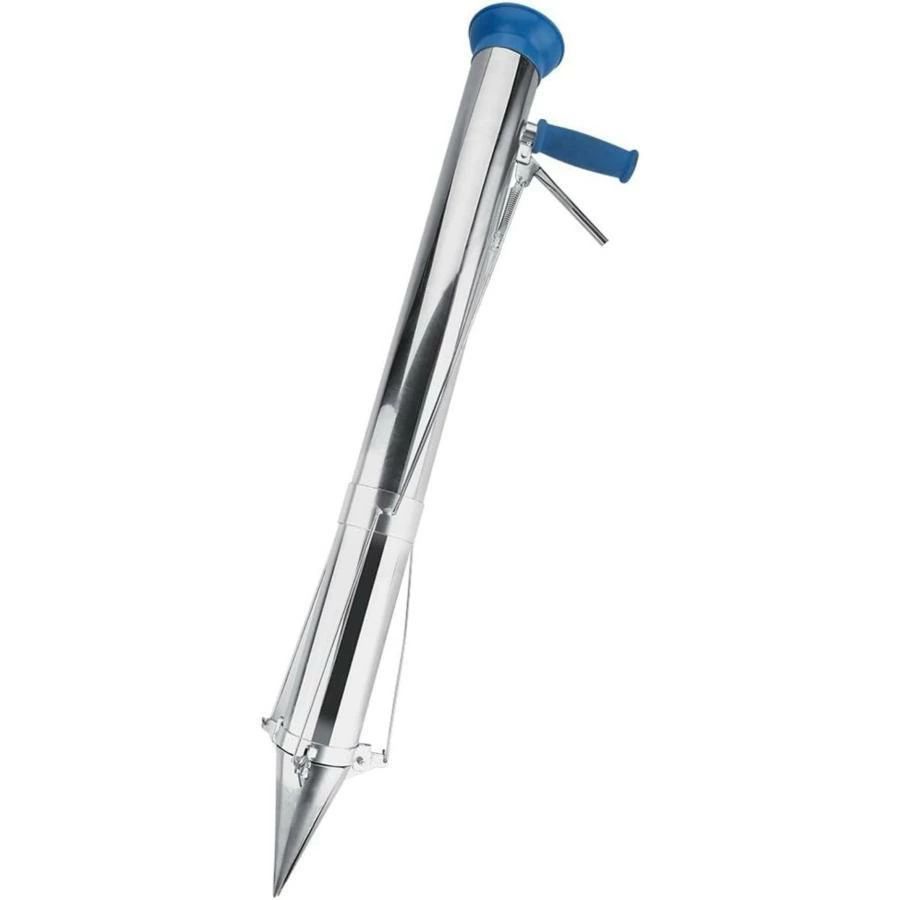 苗 移植機 野菜栽培 ステンレス製 ハンドプランター ロングハンドル ユニバーサル 播種機(シングルハン..